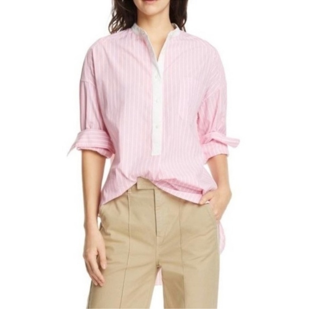 Alex Mill Pink Stripe Cotton Tunic